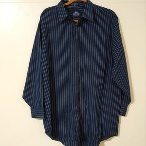 Men's STAFFORD Wrinkle Free Long Sleeve Shirt (17 32-33)